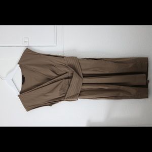 BCBG Brown Sleeveless dress